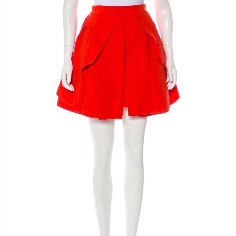 ALEXANDER MCQUEEN Pleated A-Line Mini Skirt🤩🤩🤩🤩🤩